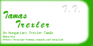 tamas trexler business card