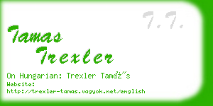 tamas trexler business card